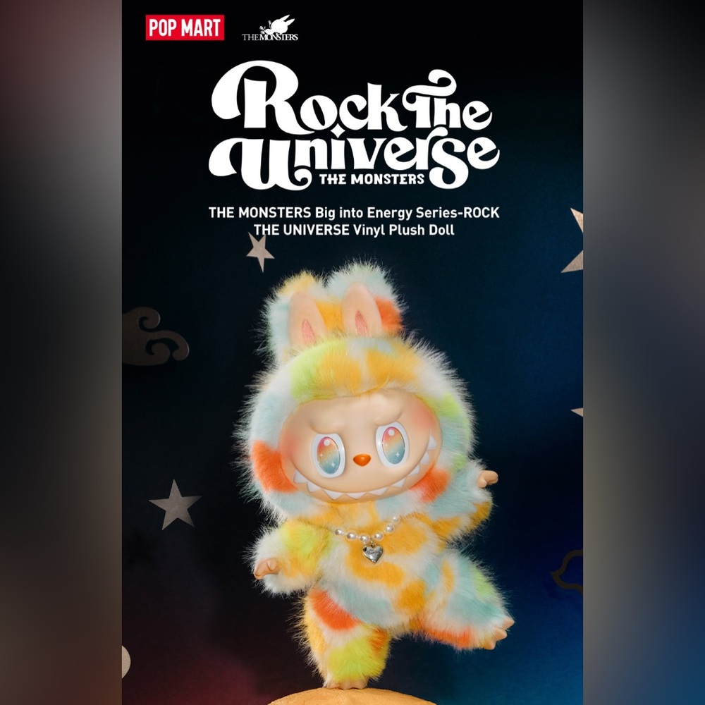 Labubu Rock the Universe *BUNDLE SALE* with 2 other Labubus Regular size!